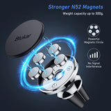 Support de téléphone magnétique pour grille d'aération de voiture Blukar - Rotation à 360°