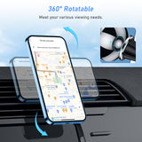 Support de téléphone magnétique pour grille d'aération de voiture Blukar - Rotation à 360°