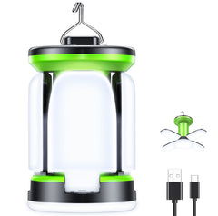 Lampe de camping suspendue d'extérieur Blukar rechargeable avec 7 modes d'éclairage et 60 LED ultra lumineuses
