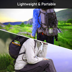 Lampe de camping suspendue d'extérieur Blukar rechargeable avec 7 modes d'éclairage et 60 LED ultra lumineuses
