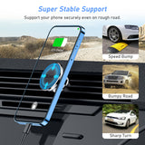 Support de téléphone magnétique pour grille d'aération de voiture Blukar - Rotation à 360°