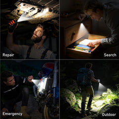 Blukar Mini Pen Torch Rechargeable, Super Bright LED Flashlight Penlight with Pocket Clip, 4 Modes&Zoomable Focus, Memory Function, IPX6 Waterproof,Small Portable Torches for Inspection,Repair,Nursing
