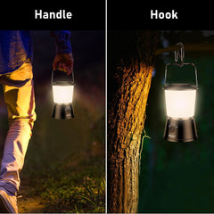 Blukar Outdoor Hanging Camping Lights Lamp Rechargeable with 5 Light Modes