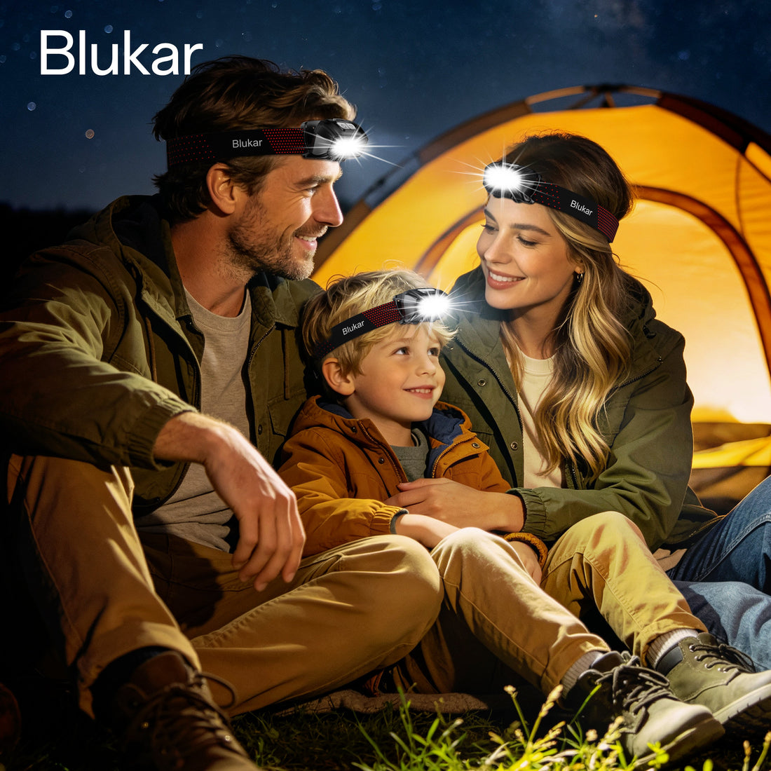 Illuminating Family Adventures: Why the Blukar Rechargeable LED Headlamp 2-Pack is a Camping Essential