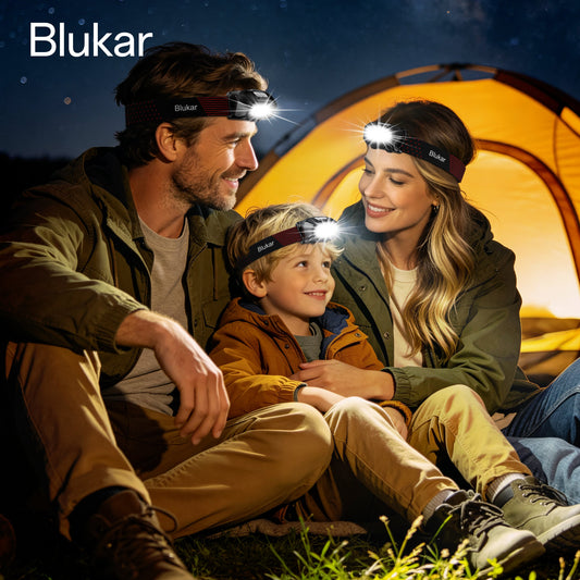 Illuminating Family Adventures: Why the Blukar Rechargeable LED Headlamp 2-Pack is a Camping Essential