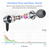 Blukar In-Ear Noise Isolating Headphones