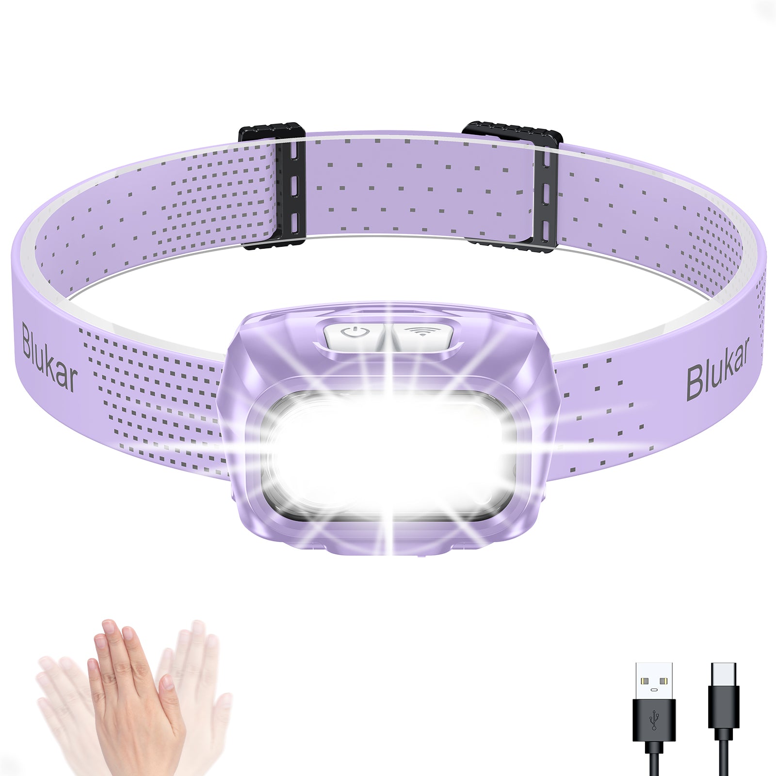 Torche Frontale Rechargeable 2000LM Trail Running Blukar Torche Frontale Rechargeable 2000LM Trail Running Blukar