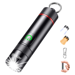 Blukar 2026 Gen 2 EDC Flashlight Rechargeable, Mini Keychain Flash Light