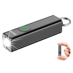 Blukar Rechargeable EDC Flashlight, Mini Keychain Flash Light
