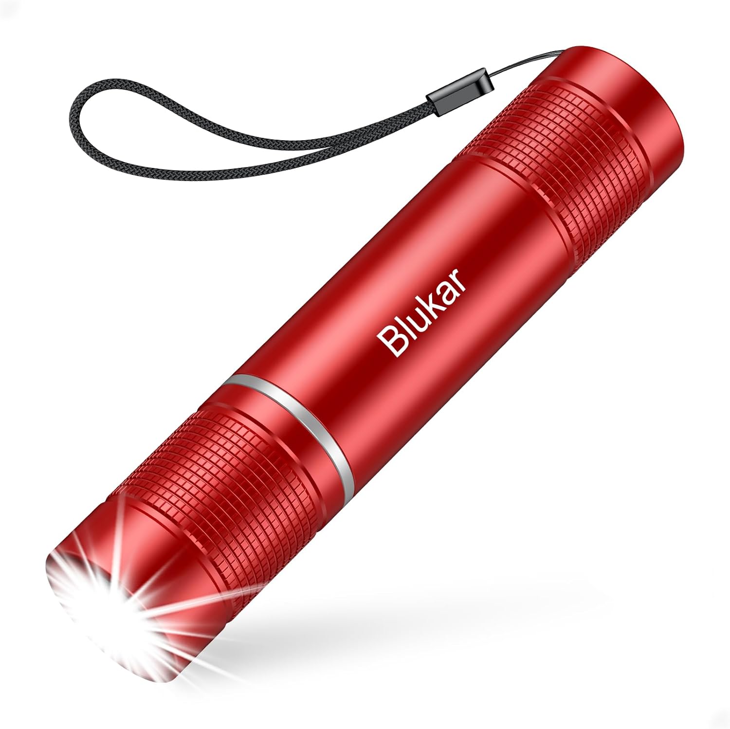 Blukar Pocket-Size LED Flashlight, Rechargeable, Adjustable Focus - Red Blukar Pocket-Size LED Flashlight, Rechargeable, Adjustable Focus - Red