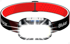 Blukar Dual Color Head Torch – Rechargeable Headlamp with 12 Modes & Sensor Control