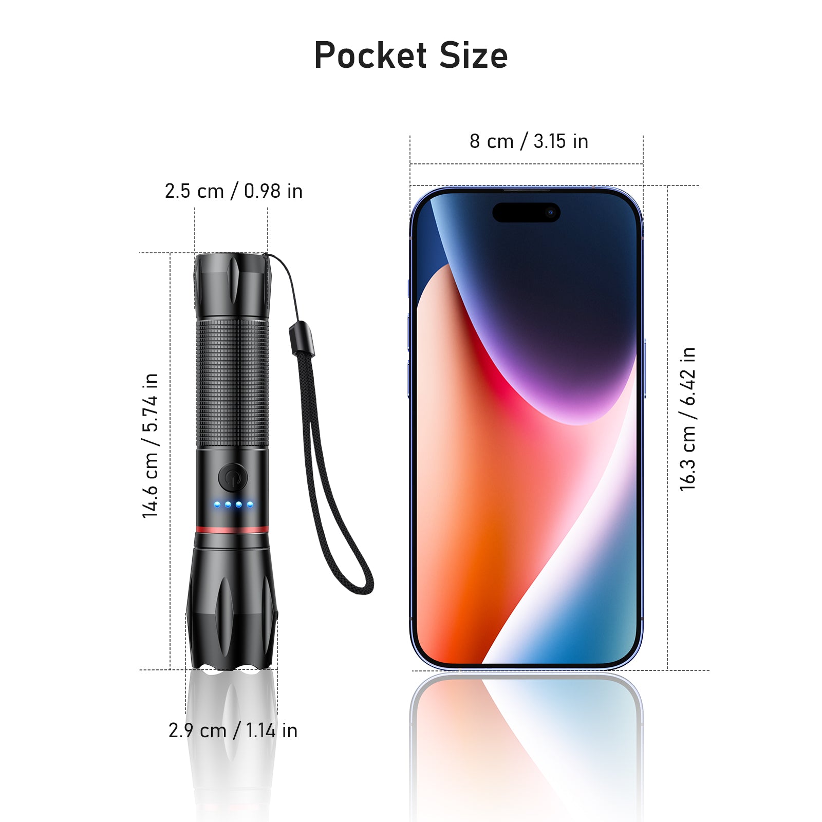 blukar flashlight rechargeable Blukar Waterproof Lightweight Mini Handheld LED Torch Rechargeable wit