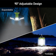 Blukar Outdoor Hanging Camping Lights Lamp Rechargeable with 7 Light Modes & 60 LED Ultra Bright LED