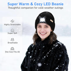 Blukar LED Lighted Beanie Cap