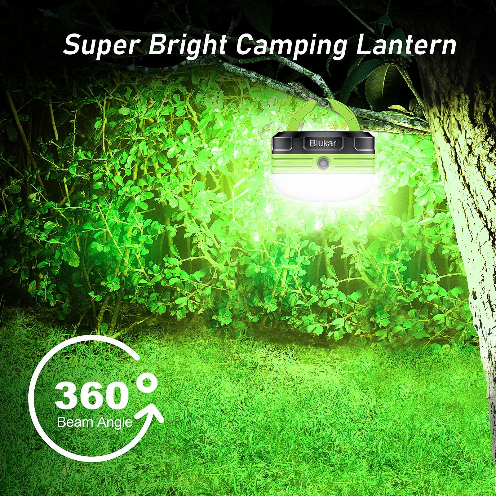 Blukar LED Camping Lantern Battery Powered