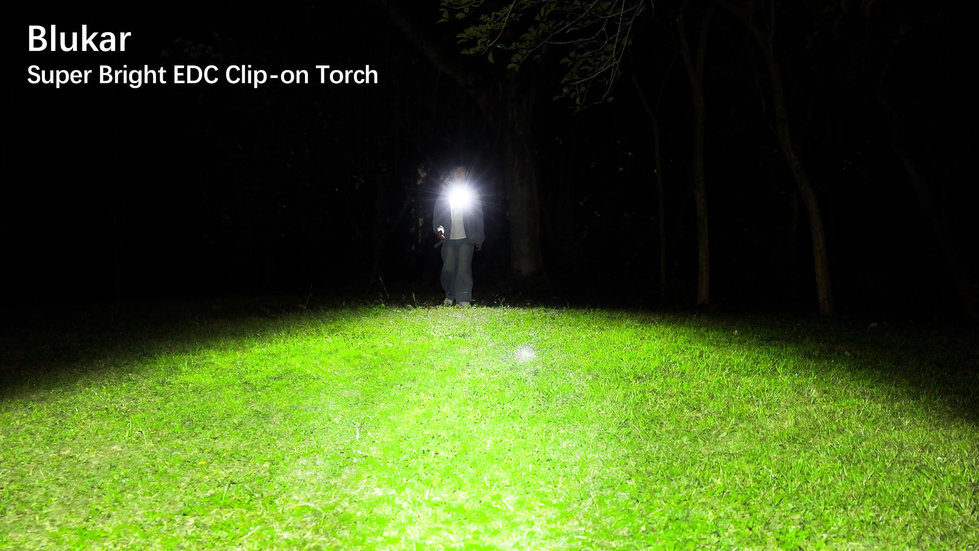 Blukar LED Torch Rechargeable, Super Bright EDC Mini Clip on Torch, 3 Light Sources, 5 Modes, Long Lasting, Waterproof Compact Flashlight for Daily Carry, Emergency, Camping, Hiking, Outdoor