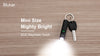 Blukar EDC Mini Torch – Compact Rechargeable Flashlight with 3 Modes & Memory Function