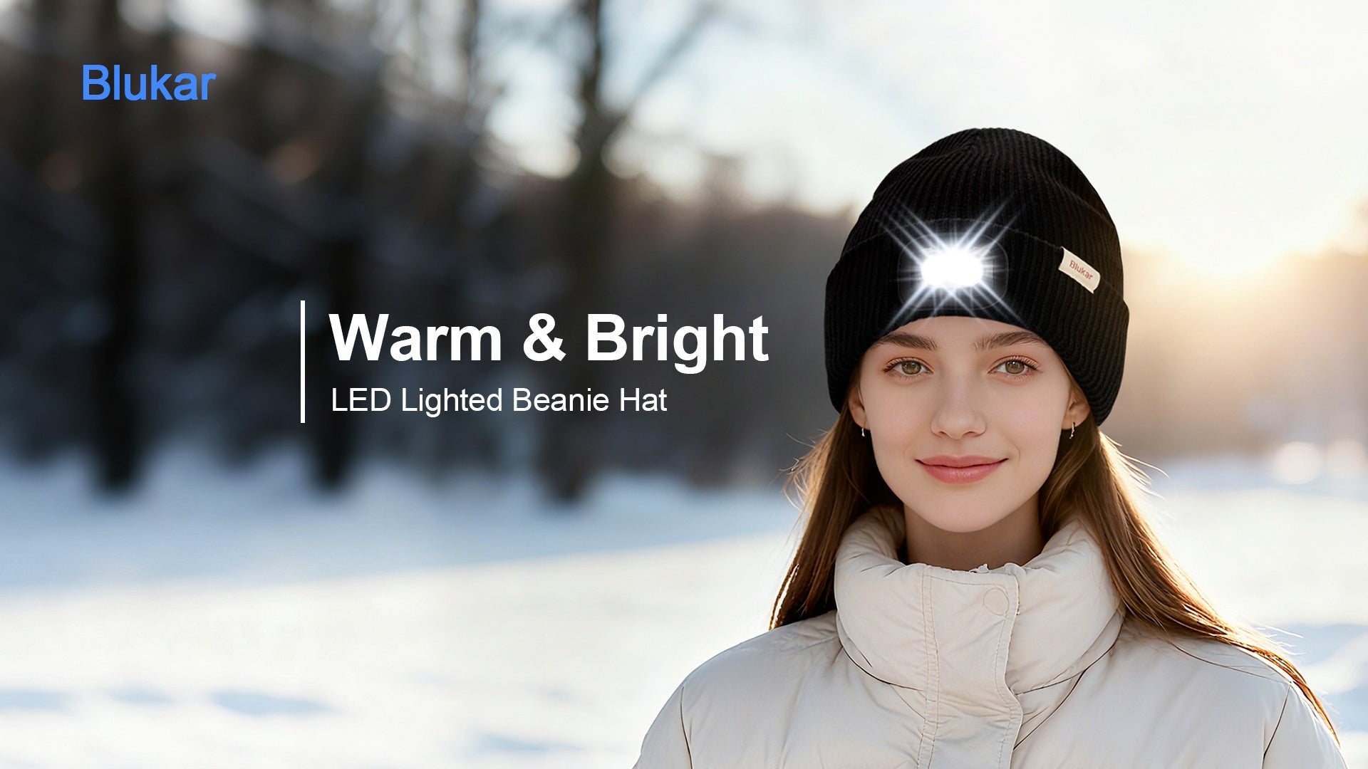 Blukar LED Lighted Beanie Cap