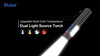 Blukar 2026 Gen 2 Torch Rechargeable,Dual Light Sources with COB Side Light