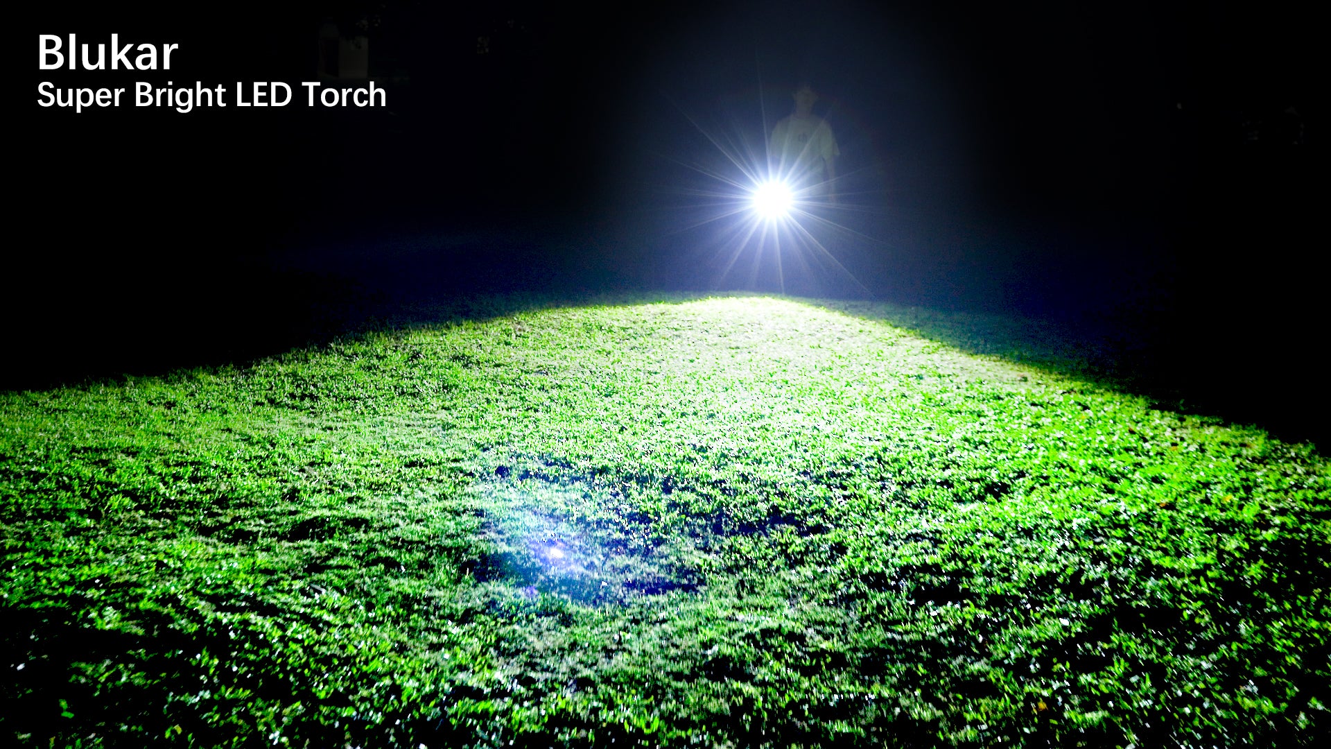 Blukar Waterproof Pocket Size LED Torch Rechargeable with Adjustable Focus Flashlight & 4 Lighting Modes