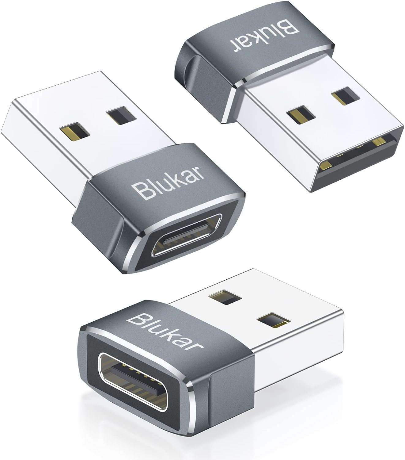 Adaptateur USB C femelle vers USB mâle Blukar (lot de 3)