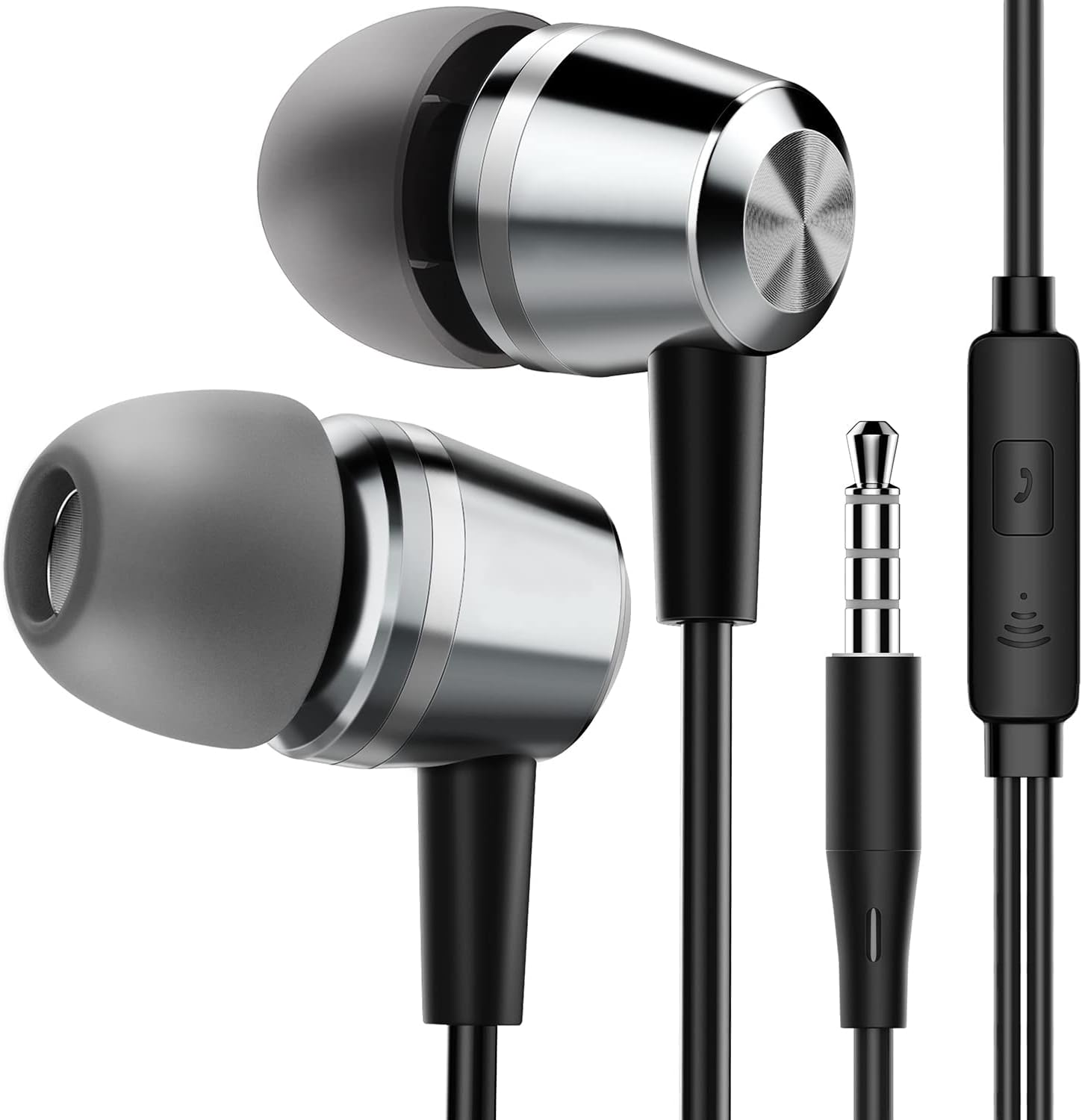 Blukar In-Ear Noise Isolating Headphones